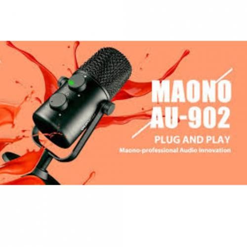 AU-902 Fairy USB/Type-C Condenser Recording Microphone with Volume Control