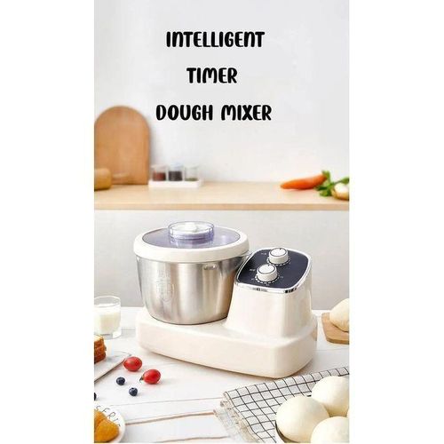 Intelligent Timer Dough Mixer 5L Multi-Purpose 2 in 1 ferment Kitchen appliance Dough Maker breadPizza Mixing machine Smart Kneading with Adjustable Timer 500W