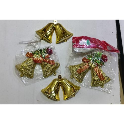 Christmas Decor Bells - 6pc