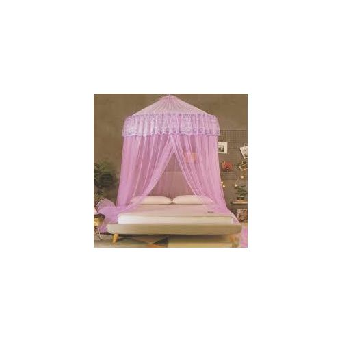 Canopy Round Free Size Mosquito Net Compact Elegant Exceptionally Protective Sizes 56 667x8 -Pink