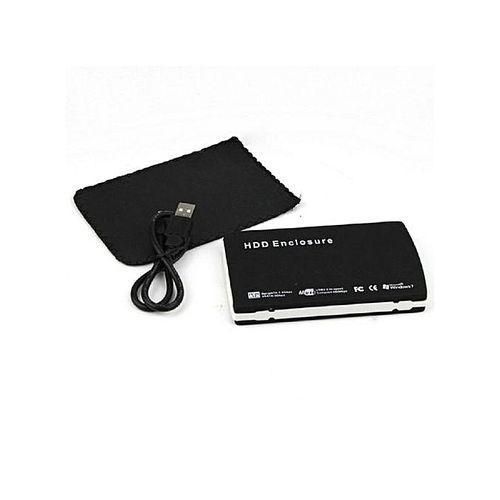 Original 2.5inch2.0External USB Aluminum Laptop Case-black