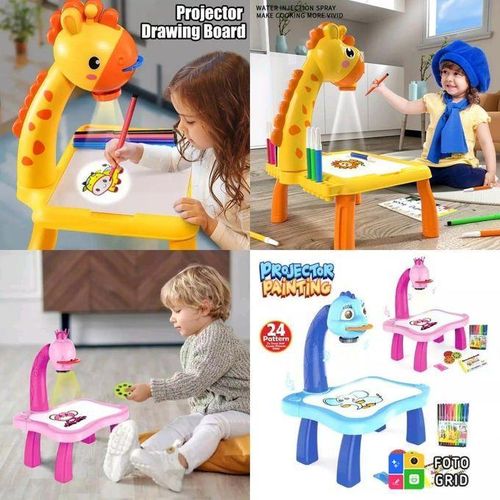 Drawing Projector Table for Kids, Trace and Draw, Drawing Board Toy, Child Smart Projector Sketcher Erasable Doodle Board Educational Toy