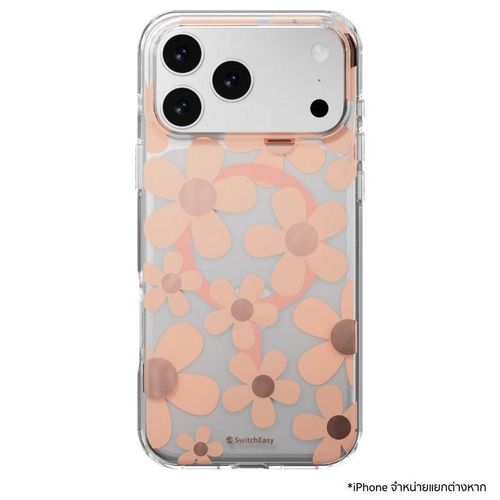 iPhone 17promax floral clear case protective cover