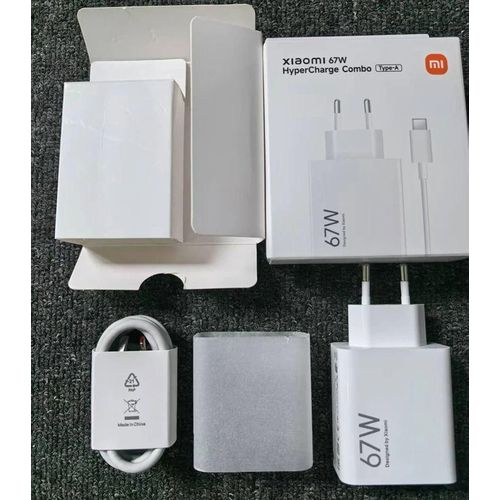 Xiaomi 67W Quick Power Adapter with USB-C Cable for Mi 11 12 13 Phones