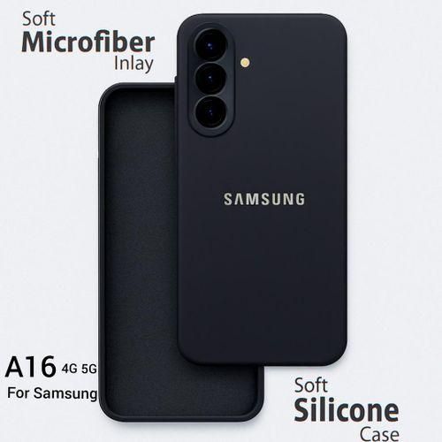 Samsung Galaxy A16 4G/5G Black Original liquid silicone phone case/cover