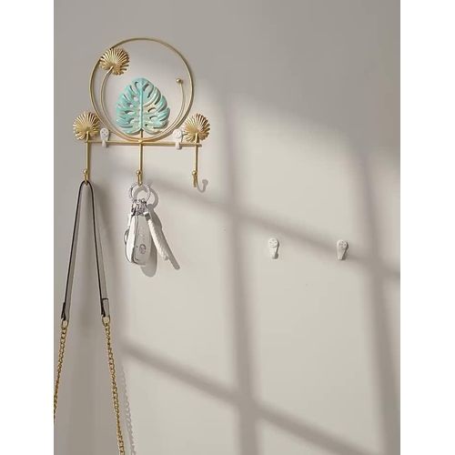 Luxury Iron Art Wall Hanging Hook & Key Holder Stand – Decorative Home Organizer