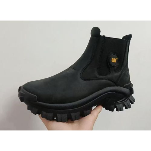 Heavy-Duty Slip-On Safety Boot Black