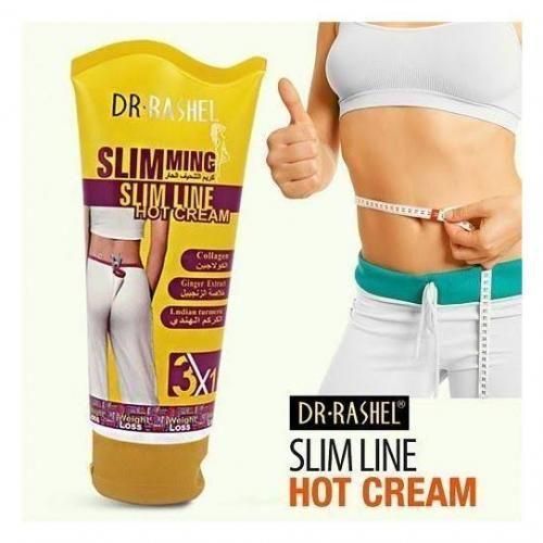 Slim Line Hot Cream Collagen Ginger Indian Turmeric 3X Slimming Cream