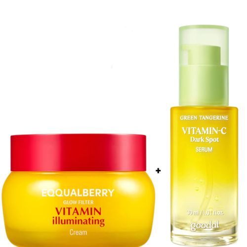 Vita C Dark Spot Care Serum With Niacinamide Eqqualberry Vitamin illuminating Cream with Niacinamide TXA Vitamin C Moisturizes Glows Removes Dark Spots Hyperpigmentation Acne marks wrinkles Is anti-aging Brightens Evens Smooths Softens