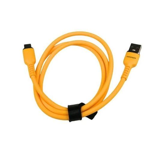 ACD-C30 1 Meter Silicone USB Type-C Cable 3A Fast Charging Data Transfer Cord Yellow