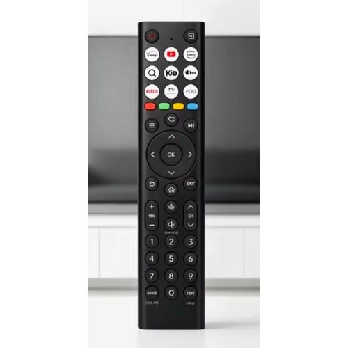 Original Vidaa Replacement Remote compatible to 43A7Q, 50A7Q, 55E8Q, 85U7Q, 65U7Q, and 55A7Q tv model.