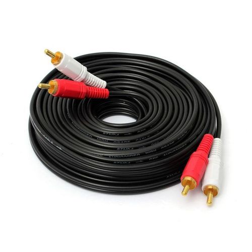 10M Male C 2 RCA To RCA Gold Plated