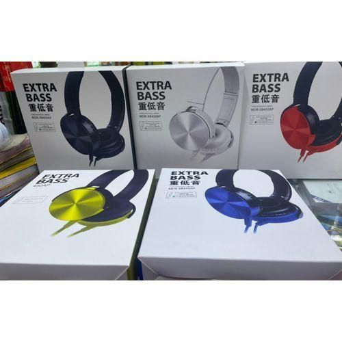 Extrabass Stereo Headsets with Deep Bass Built-in Mic Noise Isolation