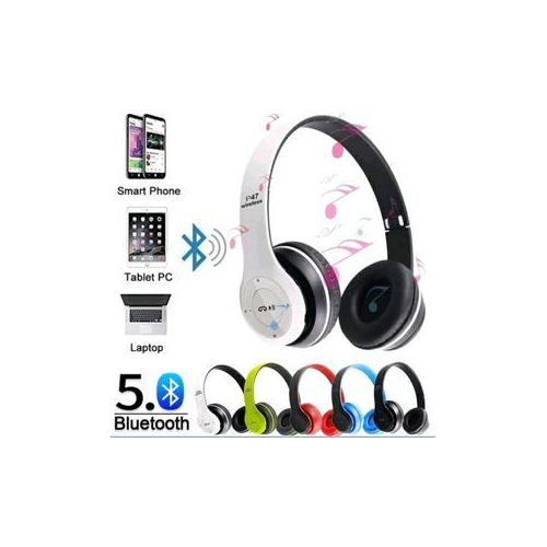 P47 Earphones Wireless Headphones Inalambicos Support SD Card Bluetooth Earphone