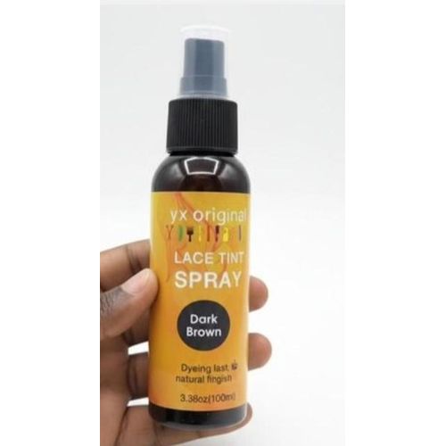 y x tint Spray for wigs Dark Brown shade