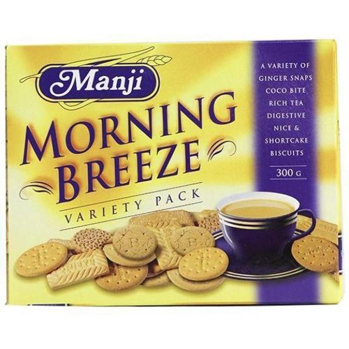 Morning Breeze Cookies 300g Light Buttery Biscuits with Refreshing Lemon Flavor Perfect with Tea Coffee