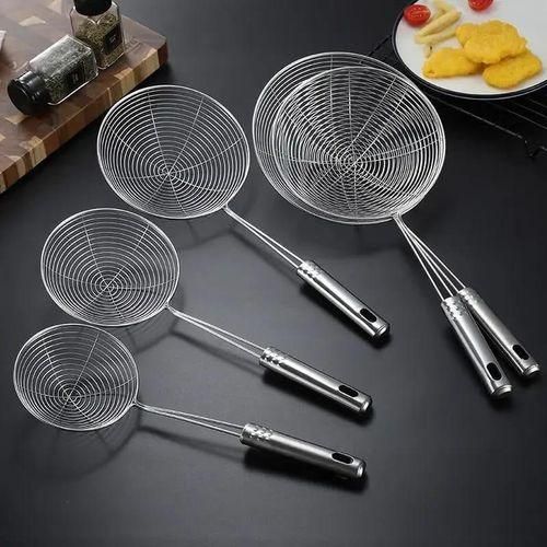 Stainless Steel Web Deep Frying Spoon