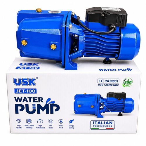 JET-100 Booster Water Pump – 0.75HP High-Performance Self-Priming Pump