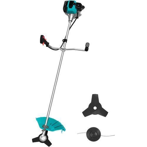 9000RPM Gasoline Brush Cuttergrass trimmer and cutter 427cc Engine 12L Fuel Tank 255mm Blade 420mm Cutting Width for Gardening Lawn Maintenance More