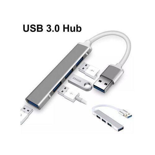 Hub USB HUB 3 0 Adapter 4 Port USB 30 High Speed-Gray