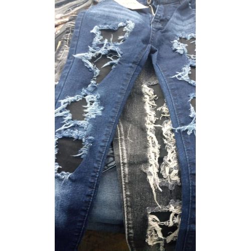 RUGGED Denim Jeans Boys KIDS Plain Jeans Non Fading-BLUE