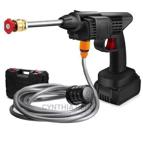 High Pressure Powerful Cordless Car Washing Machine With Spare Battery