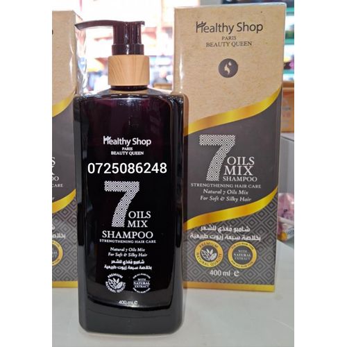 Beauty queen 7 oils mix shampoo strengthening hair care for soft and silky hair