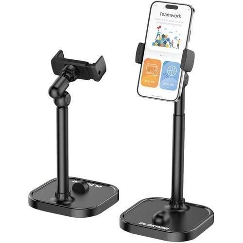 DT-80 Tabletop Phone & Tablet Holder – Adjustable 360° Rotating Stand for Hands-Free Viewing, Live Streaming, Desk & Office Use