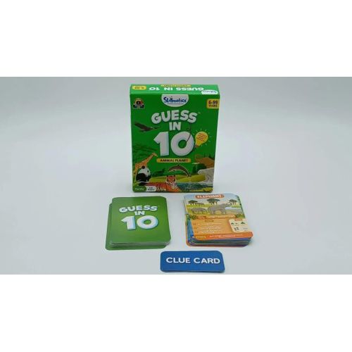 Skillmatics Guess in 10 Family Card Game Fun Trivia Educational Guessing Game for Kids Adults Travel-Friendly Learning Activity for Ages 6