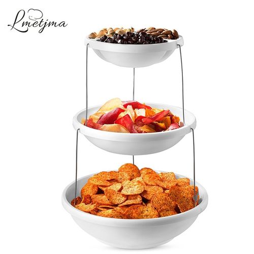 Collapsible Party Bowls- White