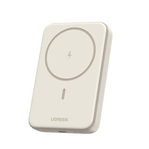 MagFlow 10000mAh Magnetic Wireless Power Bank 20W-BEIGE