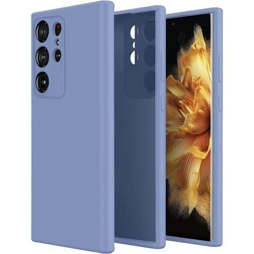 Soft Silicone Back Cover Case For Samsung Galaxy S22 Ultra