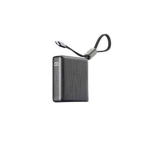 Mini PowerBank 20000mAh 225W Fast charging Built In Cable Black