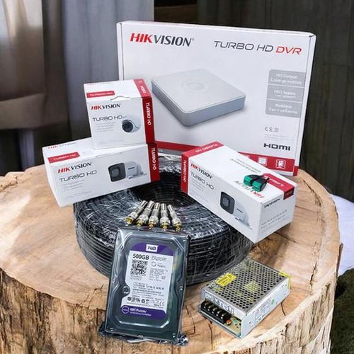 3 1080P Full HD 2MP True Day Night Smart IR CCTV Cameras Complete System Kit With 4 Channel DVR Machine+50M Coaxial Cable