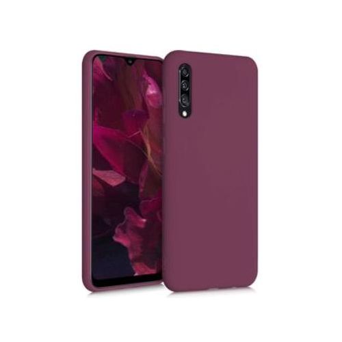Soft Silicone Back Cover for Samsung Galaxy A50 – Protective, Shockproof, Ultra-Thin, Anti-Scratch, Anti-Fingerprint – Maroon
