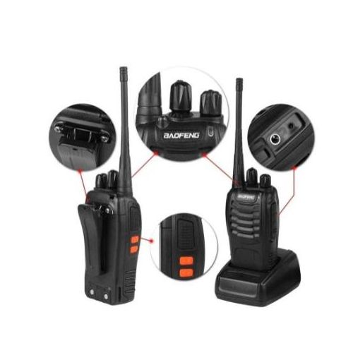 2Pcsset Baofeng BF-888S Walkie Talkie Two-way CB Ham Radio Set BF 888s UHF Comumicador 16CH Walkie-talkie Two Way Transceiver