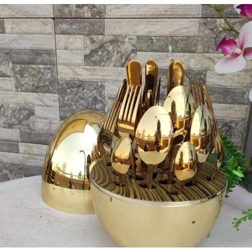 24 pcs egg shell gold
