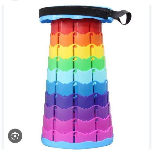 Rainbow Portable Retractable stool
