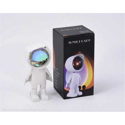 Sunset Lamp, Adjustable Brightness, White, Plastic, Space/Whimsical, LED, Rotation, Indoor Use