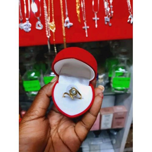 Quality Cute Proposal Engagement Ring For Lady With A Free Lovely Jewelry Box