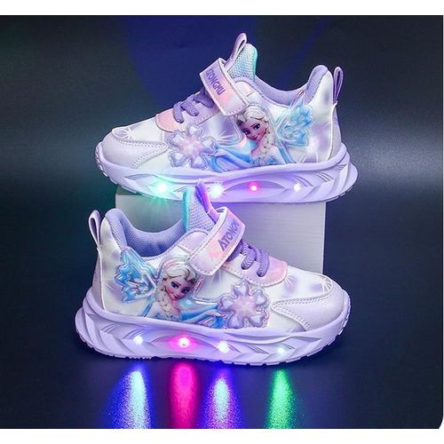 Girls elsa themed led shoes