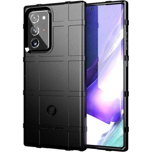 Samsung Galaxy Note 20 Ultra Protective Phone Case, SZYZ Rugged Shield Slim Case with Heavy Duty Shockproof Military Grade Anti-Fall and Camera Protection Function Shell in HD Black