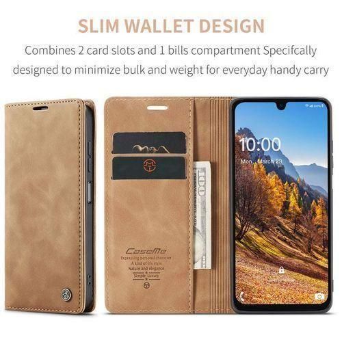 Caseme For Xiaomi Redmi 15C Wallet CaseSoft PU Leather Flip Magnetic Stand Flip Protective Leather Cover with ID Credit Card Slots Holder Case