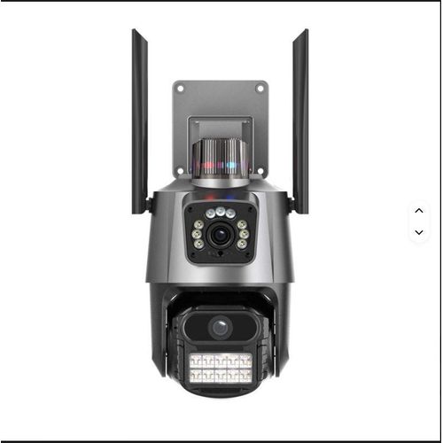 V380 Pro App remote monitoring system 4G PTZ Rotating Dual Lens Electric Camera with Loud Speaker Flashing Lights Siren
