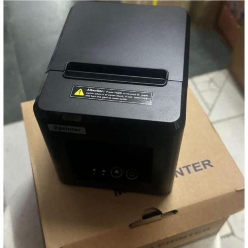 Thermal Receipt Printer 80mm Desktop Direct Thermal Printing USB+LAN Connection