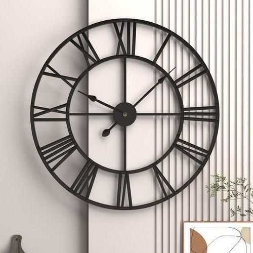 Modern Oversized Roman Numeral Wall Clock