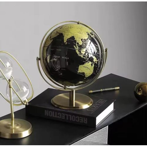 World Rotating Globe Map