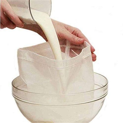 Food Grade Nylon Nut Filter Bag With Drawstring 3530cm Milk Soymilk Filter Bag Nylon 160 Mesh 2530cm NO5099