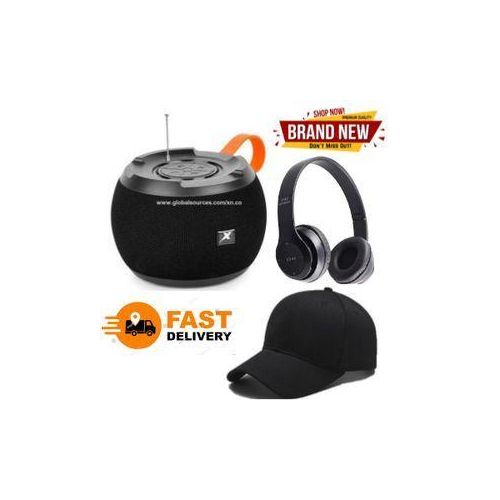 superbass bt speaker// WIRELESS BLUETOOTH Speaker BT/USB/TF/DC5V/AUX SUPERBASS + FREE Cap and p47 headphones