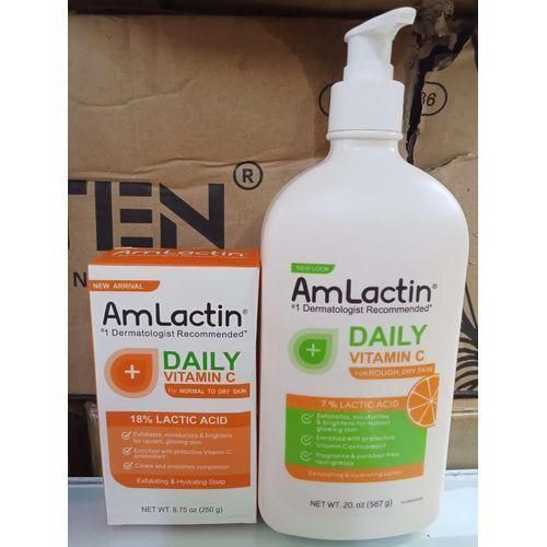Daily Vitamin C Soap Daily Vitamin C Lotion with 7 Lactic Acid